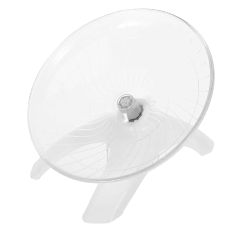 TOYANDONA Silent Exercise Wheel für Hamster und Kleintiere Sicheres Stabiler Hamstersaucer mit Einzigartigem Design Aktivität und Spaß im Käfig Mäuse Meerschweinchen und Andere Haustiere von TOYANDONA