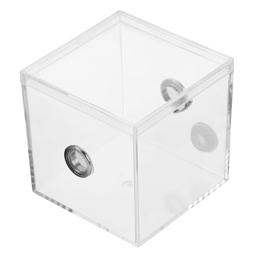 TOYANDONA Singvogelkäfig Spinnenfütterung Käferkäfig Tierkäfig Reptilienterrarium Critter-fänger Springender Spinnenlebensraum Springspinnengehege Zubehör Containerhaus Transparent Plastik TOYANDONA Singvogelkäfig Spinnenfütterung Käferkäfig Tierkäfig Reptilienterrarium Critter-fänger Springender Spinnenlebensraum Springspinnengehege Zubehör Containerhaus Transparent Plastik von TOYANDONA
