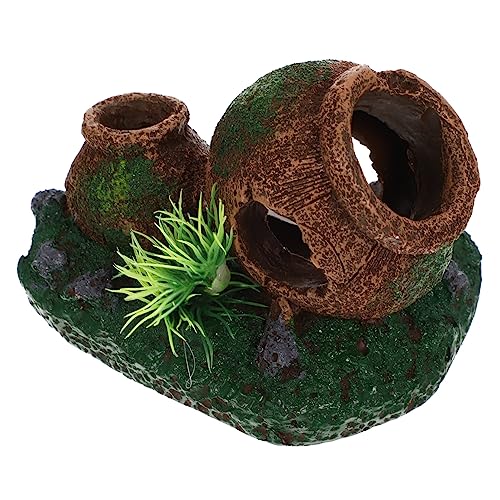 TOYANDONA Sinkendes Garnelenhaus Aus Holz Aquarium Dekoration Fischtank Dekoration Versteck Zuchtverstecke Aquarium Versteck Gehege Höhle Verstecke Ornamente Garnelenunterschlupf von TOYANDONA