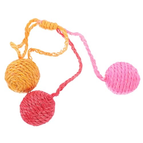 TOYANDONA Sisal Ball Katzen Spiralspielzeug Für Katzen Spielzeugbälle Für Katzen Für Katzenbälle Kratzer Kratzen Sisalspielzeug Für Katzen Katzenspielzeug TOYANDONA Sisal Ball Katzen Spiralspielzeug Für Katzen Spielzeugbälle Für Katzen Für Katzenbälle Kratzer Kratzen Sisalspielzeug Für Katzen Katzenspielzeug von TOYANDONA