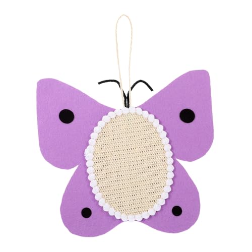 TOYANDONA Sisal Katzen Griff Kratzen Schmetterling Lanyard-kratzbrett Für Katzen Katzenkrallen-schleifpad Kätzchenspielzeug Zum Aufhängen Lustiger Kätzchenkratzer Katze Schleifpad Gefühlt TOYANDONA Sisal Katzen Griff Kratzen Schmetterling Lanyard-kratzbrett Für Katzen Katzenkrallen-schleifpad Kätzchenspielzeug Zum Aufhängen Lustiger Kätzchenkratzer Katze Schleifpad Gefühlt von TOYANDONA
