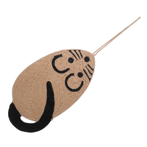 TOYANDONA Sisal Katzenkratzmatte Mäuse Design Wandmontierte Kratzmatte für Indoor Katzen Sisal Kratzspielzeug Stressabbauende Katzenkratzunterlage Kompakt und Praktisch für Katzenpflege TOYANDONA Sisal Katzenkratzmatte Mäuse Design Wandmontierte Kratzmatte für Indoor Katzen Sisal Kratzspielzeug Stressabbauende Katzenkratzunterlage Kompakt und Praktisch für Katzenpflege von TOYANDONA