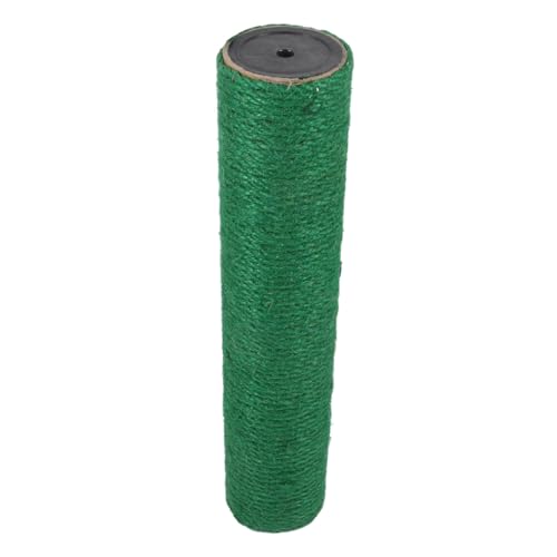 TOYANDONA Sisal Katzenkratzsäule Hoher Kratzerpfosten Für Katzen Mit Grünem Sisal Hoch Katzenzubehör Und Ersatz Für Kratzmöbel von TOYANDONA