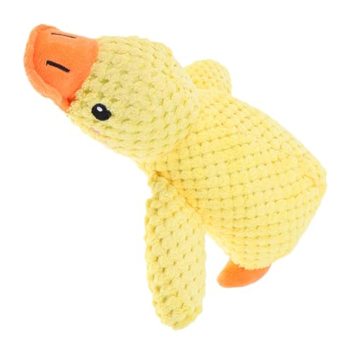 TOYANDONA Squeaky Quietschspielzeug für Hunde Gelbe Ente Plüsch Kauspielzeug für Welpen und Kleine bis Mittlere Hunde Sicheres Interaktives Beißspielzeug für Zahnpflege TOYANDONA Squeaky Quietschspielzeug für Hunde Gelbe Ente Plüsch Kauspielzeug für Welpen und Kleine bis Mittlere Hunde Sicheres Interaktives Beißspielzeug für Zahnpflege von TOYANDONA