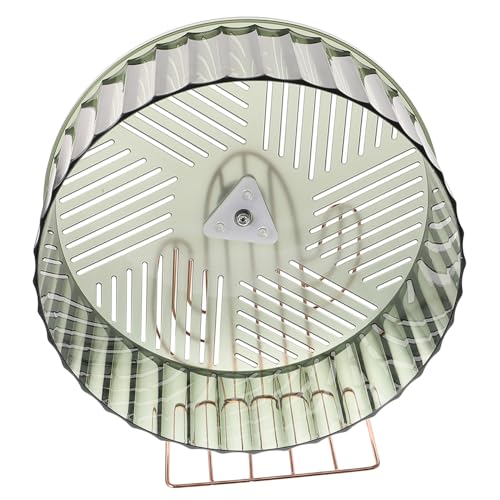 TOYANDONA Stabiles Hamsterrad für Kleintiere Geräuschloses Chinchilla Zubehör mit Dekorativem Design für Hamster Rennmäuse und Andere Haustiere Fördert Bewegung und Spielspaß TOYANDONA Stabiles Hamsterrad für Kleintiere Geräuschloses Chinchilla Zubehör mit Dekorativem Design für Hamster Rennmäuse und Andere Haustiere Fördert Bewegung und Spielspaß von TOYANDONA