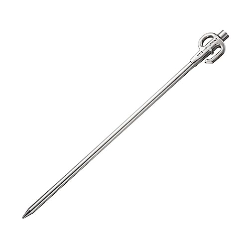 TOYANDONA Stecker Erdspieß Welpe Binden Pfahl Aus Metallpflock Campingplatz Pflock Hund Anbinden Außeneinsatz Zeltpflock Zeltnagelpflock Campingzelt Hering Rostfreier Stahl Silver TOYANDONA Stecker Erdspieß Welpe Binden Pfahl Aus Metallpflock Campingplatz Pflock Hund Anbinden Außeneinsatz Zeltpflock Zeltnagelpflock Campingzelt Hering Rostfreier Stahl Silver von TOYANDONA