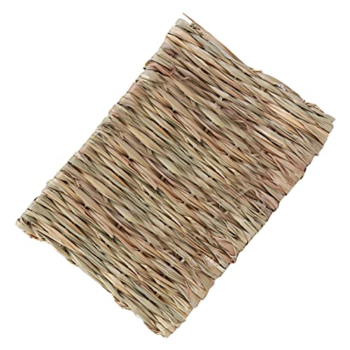 TOYANDONA Stroh Haustier Matte Nest für Hamster Chinchilla und Meerschweinchen Atmungsaktiv und Temperaturregulierend für Besseren Schlaf und Fußschutz TOYANDONA Stroh Haustier Matte Nest für Hamster Chinchilla und Meerschweinchen Atmungsaktiv und Temperaturregulierend für Besseren Schlaf und Fußschutz von TOYANDONA