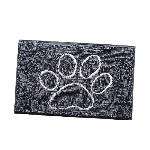 TOYANDONA TPR Bodenmatte für Haustiere Rutschfester Wasserabsorbierender Teppich Waschbarer Schlafplatz für Katzen Hunde Welpen Umweltfreundlich Langlebig Leicht zu Reinigen Dunkelgrau TOYANDONA TPR Bodenmatte für Haustiere Rutschfester Wasserabsorbierender Teppich Waschbarer Schlafplatz für Katzen Hunde Welpen Umweltfreundlich Langlebig Leicht zu Reinigen Dunkelgrau von TOYANDONA