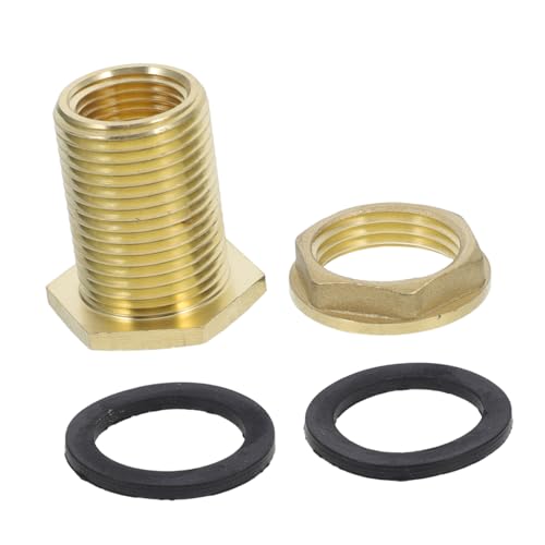 TOYANDONA Tankanschluss Hoch Aquarium Für Wasser Wasserhahn Ersatz Universal- Wasserleitungsanschlussadapter Luftpumpenanschlüsse Für Aquarien Zubehör Für Aquarien Golden Messing von TOYANDONA
