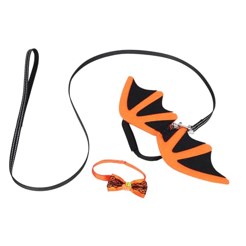 TOYANDONA Teiliges Haustier-bat-Wings-kostüm mit Flügeln Schleife und Leine Leichtes Bequemes Halloween Outfit für Kleine Hunde und Katzen Kreatives Partyaccessoire für Aufnahmen und TOYANDONA Teiliges Haustier-bat-Wings-kostüm mit Flügeln Schleife und Leine Leichtes Bequemes Halloween Outfit für Kleine Hunde und Katzen Kreatives Partyaccessoire für Aufnahmen und von TOYANDONA