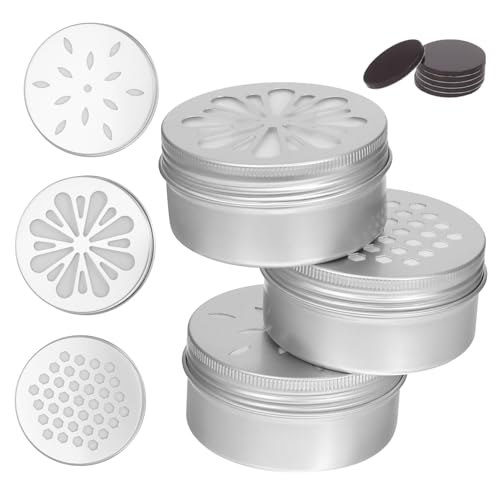 TOYANDONA Teiliges Hundegeruchstrainingsset mit Aluminium Dosen Designs mit Waben und Saftloch Ablösbaren Magnetpads Agility und Geruchstraining für Hunde von TOYANDONA