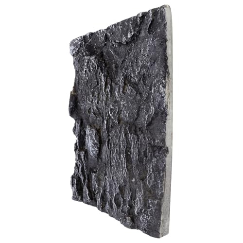 TOYANDONA Terrarium Rückwand aus PU Reptilien Tank Dekoration für Schlangen und Aquarium Habitat Natürliche Felsstruktur für Frische Gestaltung und Vielseitige Kombinationen von TOYANDONA