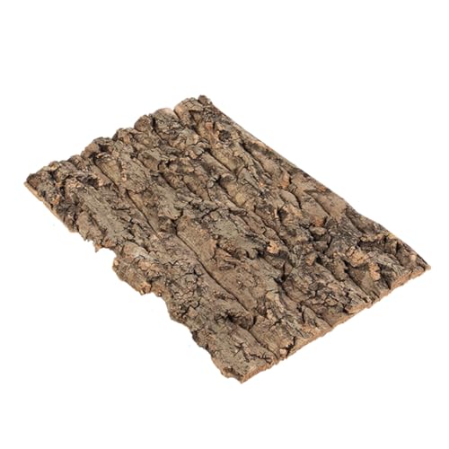 TOYANDONA Terrarium-champagnerrinde Reptilienhintergrund Für Terrarium Aquariumdekor Dekorationen Für Aquarienzubehör Fischtankdekoration Hintergrund Für Reptilienbecken Korkenrinde Coffee von TOYANDONA