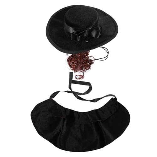 TOYANDONA Tierkleidung Junge Mantel Halloween-Cosplay UPS Hunde-Cosplay-Kostüm Kostüme für Hunde Hund Halloween-Outfit Umhang für Hundekostüm Hund verkleiden Halloween-Hundekleidung Schwarz von TOYANDONA