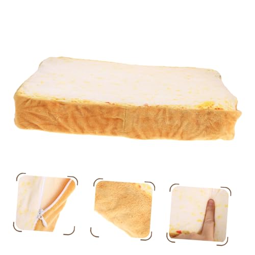 TOYANDONA Toastförmiges Haustierkissen mit Weichem Plüsch und Elastischem Schwammkern Waschbarer Sitz und Schlafplatz für Katzen und Kleine Hunde Gemütliches Spielerisches Haustierbett TOYANDONA Toastförmiges Haustierkissen mit Weichem Plüsch und Elastischem Schwammkern Waschbarer Sitz und Schlafplatz für Katzen und Kleine Hunde Gemütliches Spielerisches Haustierbett von TOYANDONA