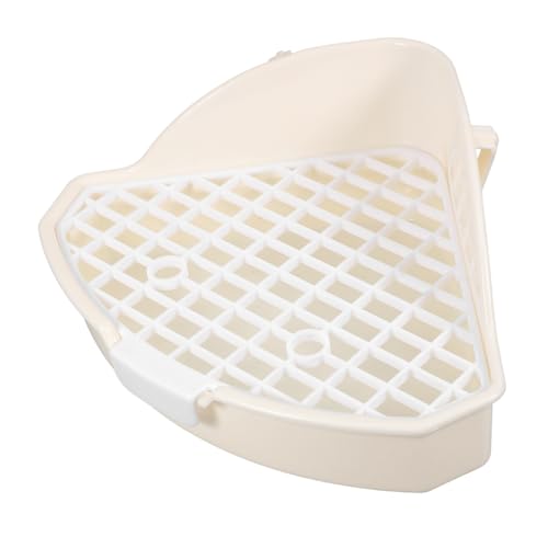 TOYANDONA Toilette für Haustiere Große Eck Toilette aus Langlebigem Platzsparend und Auslaufsicher für Meerschweinchen und Andere Kleintiere TOYANDONA Toilette für Haustiere Große Eck Toilette aus Langlebigem Platzsparend und Auslaufsicher für Meerschweinchen und Andere Kleintiere von TOYANDONA