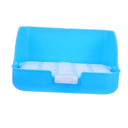 TOYANDONA Litter Box Für Kleintiere Praktische Kunststoff-Toilette Mit Abnehmbarem Für Meerschweinchen Kaninchen Und Hamster Für Training Und Pflege von TOYANDONA