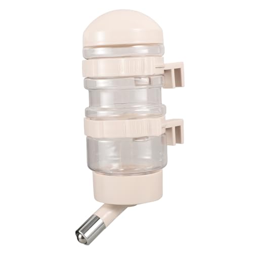 TOYANDONA Tragbare Haustier Wasserflasche mit Rollballventil Auslaufsicherer Hänge Wasserspender für Hunde und Katzen Platzsparend und Praktisch für Unterwegs und Käfigeinsatz von TOYANDONA