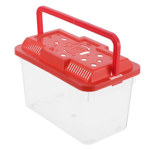 TOYANDONA Tragbarer Fischtank Terrarium Transparente Kunststoff Transportbox für Fische Schildkröten und Kleintiere als Aquarienbehälter und Haustierträger Leicht zu Reinigen Transportieren TOYANDONA Tragbarer Fischtank Terrarium Transparente Kunststoff Transportbox für Fische Schildkröten und Kleintiere als Aquarienbehälter und Haustierträger Leicht zu Reinigen Transportieren von TOYANDONA