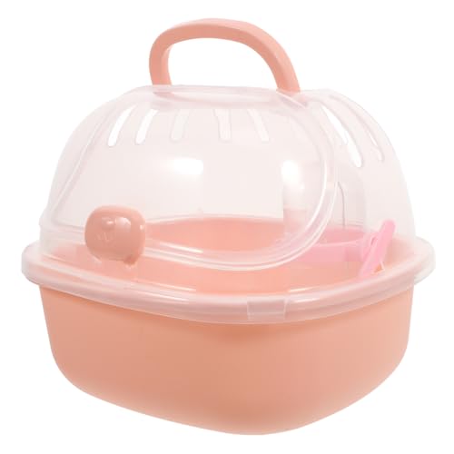 TOYANDONA Tragbarer Hamsterkäfig Transparente Transportbox für Kleintiere für Reisen mit Ihrem Hamster aus Robustem für Täglichen Gebrauch für Unterwegs TOYANDONA Tragbarer Hamsterkäfig Transparente Transportbox für Kleintiere für Reisen mit Ihrem Hamster aus Robustem für Täglichen Gebrauch für Unterwegs von TOYANDONA