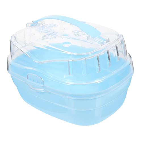 TOYANDONA Tragbarer Hamsterkäfig mit Handgriff Leichter Transportkäfig für Reisen Belüftet und Sicher Geeignet für Hamster und Kleine Tiere Material für Ausflüge und TOYANDONA Tragbarer Hamsterkäfig mit Handgriff Leichter Transportkäfig für Reisen Belüftet und Sicher Geeignet für Hamster und Kleine Tiere Material für Ausflüge und von TOYANDONA