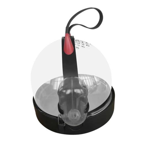 TOYANDONA Tragbarer Hamsterkäfig mit Lüftung Leichtes Reisegehege für Hamster und Kleine Haustiere Atmungsaktive Outdoor Transportbox mit Einzigartigem Teufelshorn Design für Camping und von TOYANDONA