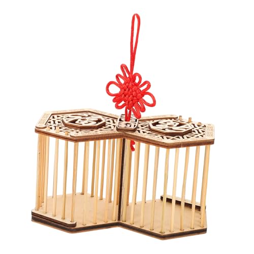 TOYANDONA Tragbarer Holz grillenkäfig mit glatter Oberfläche Handgefertigtes Mini gehege für Heuschrecken und kleine Kleintiere Leichter Insektenhalter für Natur Wissenschaftserkundung bei von TOYANDONA