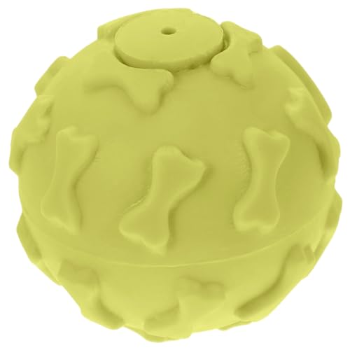 TOYANDONA Tragbarer Hundespielzeugball aus Quietschendes Molar für Welpen Bissbeständig und Robust zur Beschäftigung und Zahnreinigung TOYANDONA Tragbarer Hundespielzeugball aus Quietschendes Molar für Welpen Bissbeständig und Robust zur Beschäftigung und Zahnreinigung von TOYANDONA