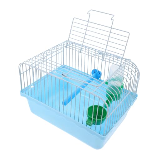 TOYANDONA Kompakter Vogelkäfig Für Kleine Vögel Tragbare Vogeltransportbox Mit Stand Futter Und Wasserspender Für Papageien Und Liebesvögel Aus Langlebigem Und Gefertigt TOYANDONA Kompakter Vogelkäfig Für Kleine Vögel Tragbare Vogeltransportbox Mit Stand Futter Und Wasserspender Für Papageien Und Liebesvögel Aus Langlebigem Und Gefertigt von TOYANDONA
