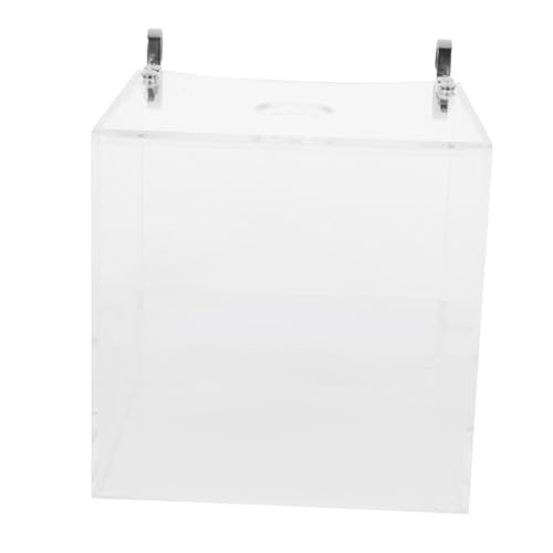 TOYANDONA Transparente Hängende Vogelbadewanne für Papageien und Wellensittiche Vielseitige Bad und Futterbox Langlebiges Material Auslaufsicher für Vogelkäfige und Vogelpflege TOYANDONA Transparente Hängende Vogelbadewanne für Papageien und Wellensittiche Vielseitige Bad und Futterbox Langlebiges Material Auslaufsicher für Vogelkäfige und Vogelpflege von TOYANDONA