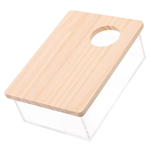 TOYANDONA Transparente Hamster Sandbad Box Mittelgroß mit Gelbem Deckel Sichere Sandbadewanne für Hamster Chinchillas und Kleine Nager Beobachtbares Sandspiel Glatte Kanten für Schonende TOYANDONA Transparente Hamster Sandbad Box Mittelgroß mit Gelbem Deckel Sichere Sandbadewanne für Hamster Chinchillas und Kleine Nager Beobachtbares Sandspiel Glatte Kanten für Schonende von TOYANDONA