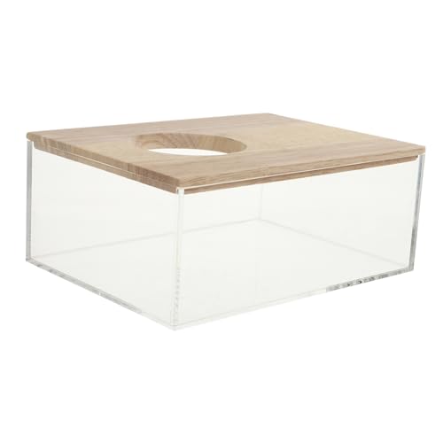 TOYANDONA Transparente Hamster Sandbadewanne Multifunktional als Toiletten und Sandbadbox Leicht zu Reinigen Sicher für Hamster und Chinchillas Geeignet für Käfige Kleiner Haustiere TOYANDONA Transparente Hamster Sandbadewanne Multifunktional als Toiletten und Sandbadbox Leicht zu Reinigen Sicher für Hamster und Chinchillas Geeignet für Käfige Kleiner Haustiere von TOYANDONA