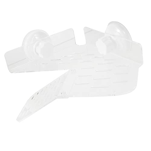 TOYANDONA Transparente Schildkröten Sonnenplattform mit Verstellbarem Saugnapf Schwimmende Ruhe und Kletterterrasse für Wasserschildkröten Frösche und Kleine Reptilien Aquarium Dekoration TOYANDONA Transparente Schildkröten Sonnenplattform mit Verstellbarem Saugnapf Schwimmende Ruhe und Kletterterrasse für Wasserschildkröten Frösche und Kleine Reptilien Aquarium Dekoration von TOYANDONA