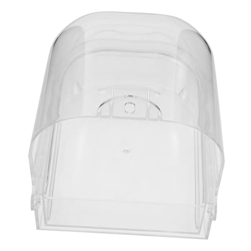 TOYANDONA Transparente Vogelbadewanne mit Schublade Ausbruchsicher Hygienisch Geeignet für Wellensittiche Nymphensittiche und Graupapageien Einfache Installation für Käfige Vielseitige von TOYANDONA