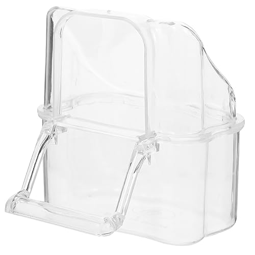 TOYANDONA Transparente Vogelfutterbox für Käfige Futter und Wasserschale für Papageien Sittiche und Andere Vögel Einhängen und Füttern TOYANDONA Transparente Vogelfutterbox für Käfige Futter und Wasserschale für Papageien Sittiche und Andere Vögel Einhängen und Füttern von TOYANDONA