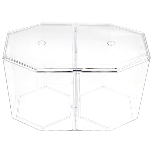 TOYANDONA Transparenter Fischzuchtbehälter mit Zwei Fächern Isolierbox für Fische Brutkasten und Aufzuchtbecken für Aquarien Geeignet zur Trennung von Verletzten oder Aggressiven Fischen von TOYANDONA