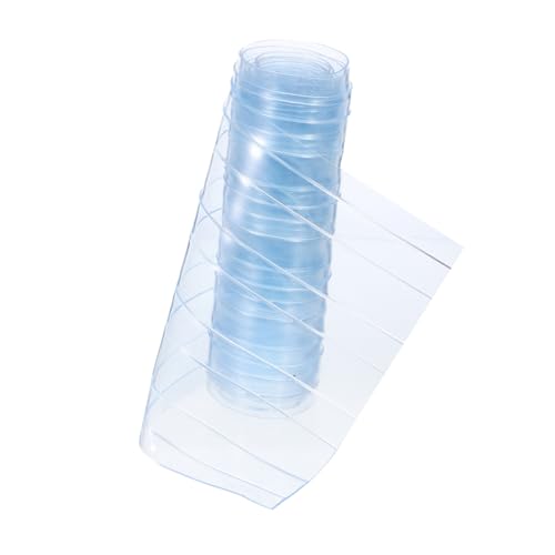 TOYANDONA Transparenter PVC Hundehütten Vorhang für Haustiere Langlebig Pflegeleicht und Zuzuschneiden für Optimale Luftzirkulation von TOYANDONA