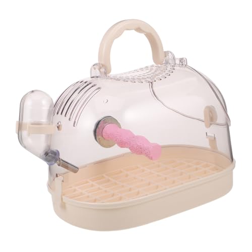 TOYANDONA Transparenter Papageien-reiseträger mit Abnehmbarem Sitzstange Leichter Vogeltransportkäfig für Wellensittiche und Nymphensittiche Sichere Transportbox für Kleine Vögel Unterwegs TOYANDONA Transparenter Papageien-reiseträger mit Abnehmbarem Sitzstange Leichter Vogeltransportkäfig für Wellensittiche und Nymphensittiche Sichere Transportbox für Kleine Vögel Unterwegs von TOYANDONA