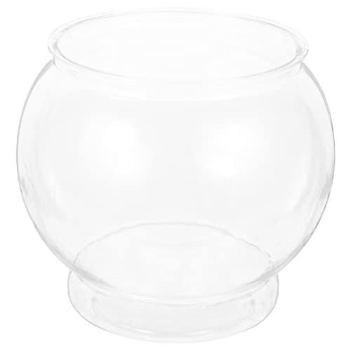 TOYANDONA Transparenter Runder Kunststoff Fischtank Bruchsicheres Aquarium für Desktop Kleiner Tragbarer Fischbehälter zur Dekoration von Büro Wohnzimmer und Garten TOYANDONA Transparenter Runder Kunststoff Fischtank Bruchsicheres Aquarium für Desktop Kleiner Tragbarer Fischbehälter zur Dekoration von Büro Wohnzimmer und Garten von TOYANDONA