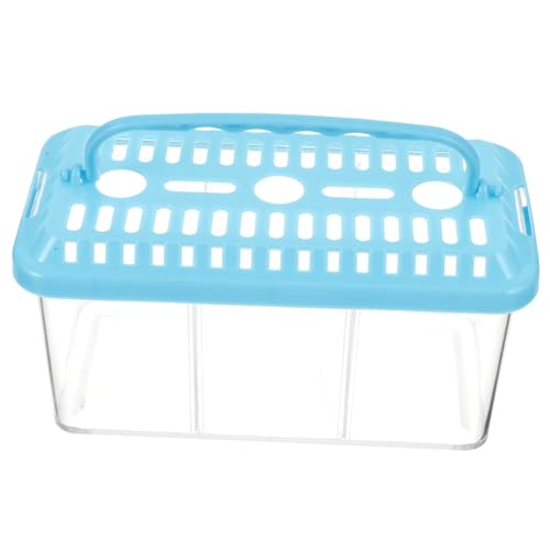 TOYANDONA Fischaufzuchtbox Mit Trennwand Transparente Brutbox Für Aquarium Fischisolationsbox Für Garnelenfütterung Und Fischzuchtbecken Leicht Zu Reinigen Transportieren von TOYANDONA