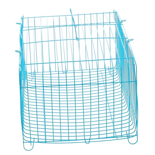 TOYANDONA Transportable Käfig für Kleine Tiere Robuster und Sicherer Vogelkäfig mit Hervorragender Belüftung für Reisen mit Haustieren und Zucht von Kleintieren Großer Blauer Käfig für TOYANDONA Transportable Käfig für Kleine Tiere Robuster und Sicherer Vogelkäfig mit Hervorragender Belüftung für Reisen mit Haustieren und Zucht von Kleintieren Großer Blauer Käfig für von TOYANDONA