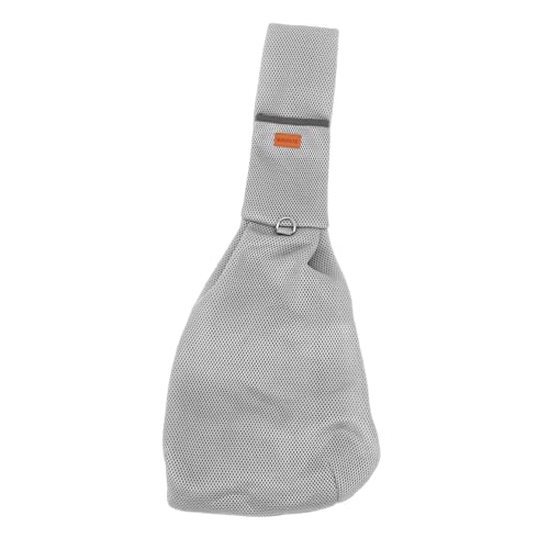 TOYANDONA Transportbox Für Haustiere Hundetragetasche Für Auto Kleine Hundetragetasche Hundeträger Tragbare Haustiertasche Hundetragetaschen Für Kleine Hunde Träger Für Katze Polyester Grey von TOYANDONA
