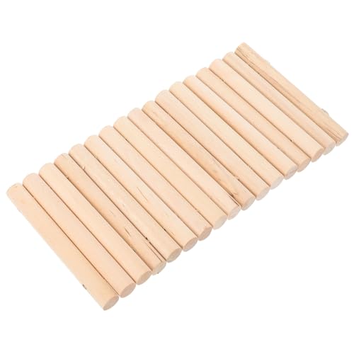 TOYANDONA Treppe Hamsterkäfig groß Hamsterkäfige drinnen klein Übung Klettern Hamster brücke hamsterkäfig zubehör Hamster Toy Ladder Hamsterbrücke Leiter mit Haken hölzern Brown von TOYANDONA