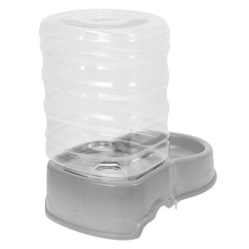 TOYANDONA Trinkbrunnen Für Haustiere Dual Groß Spender Tülle Katzenfutter Wasser Flasche Automatischer Futternapf Für Katzen Futterautomat Für Katzen Heimtierbedarf Hundefutter Plastik Grey TOYANDONA Trinkbrunnen Für Haustiere Dual Groß Spender Tülle Katzenfutter Wasser Flasche Automatischer Futternapf Für Katzen Futterautomat Für Katzen Heimtierbedarf Hundefutter Plastik Grey von TOYANDONA