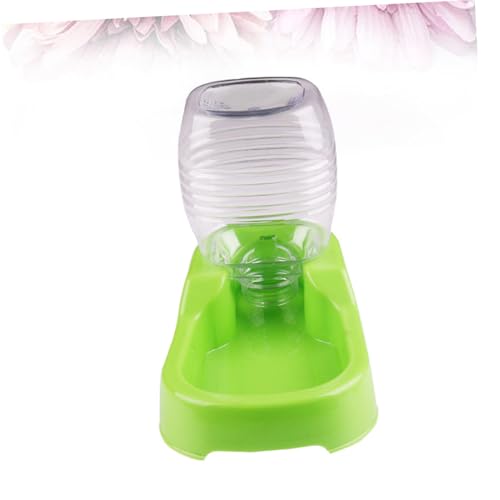 TOYANDONA Trinknapf für Haustiere Grüner Wasserspender Kreativer Wassernapf für Hunde und Welpen Leichter Kompakter Trinkbehälter für Unterwegs und Zuhause von TOYANDONA