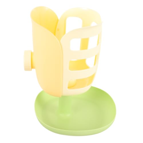 TOYANDONA Tulpenförmiger Kaninchen Futterhalter aus Langlebigem Stabiler Heuraufe für Kleintierkäfig Design Hygienische Futterstation für Frisches Heu und Trockenfutter TOYANDONA Tulpenförmiger Kaninchen Futterhalter aus Langlebigem Stabiler Heuraufe für Kleintierkäfig Design Hygienische Futterstation für Frisches Heu und Trockenfutter von TOYANDONA