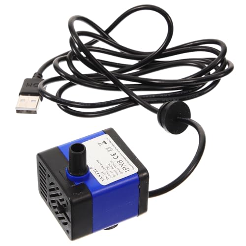 TOYANDONA USB Submersible Wasserpumpe Mini Teichpumpe Energiesparend Vielseitig Für Hydroponik Mini Aquarium USB Betrieb von TOYANDONA