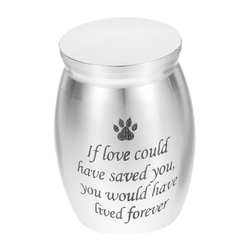 TOYANDONA Urne Einäscherung Mini Pet Memorial Aluminium Legierung von TOYANDONA