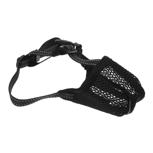 TOYANDONA Verstellbarer Maulkorb Für Atmungsaktive Netzmaske Für Beißen Und Scavenging Für Große Und Kleine von TOYANDONA