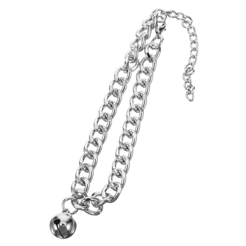 TOYANDONA Verstellbares Haustierhalsband Für Kätzchen Und Kleine Aluminiumlegierung Mit Modischem Glockenanhänger Zu Reinigen Sicherer Und Bequemer Sitz Für Stilvolle von TOYANDONA